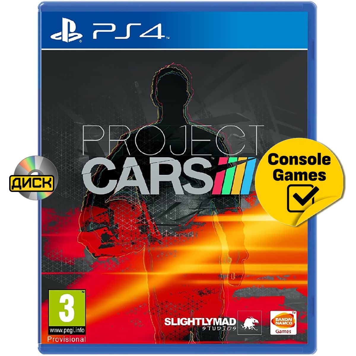 PS4 Project CARS (русские субтитры). Товар уцененный