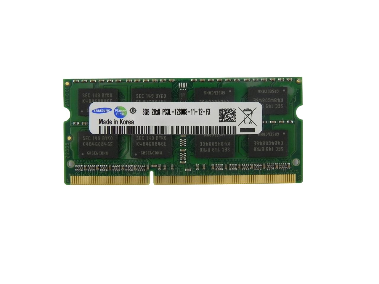 SamsungОперативнаяпамятьDDR3L8GBSO-DIMM1600MhzPC-128001x8ГБ(дляноутбука)