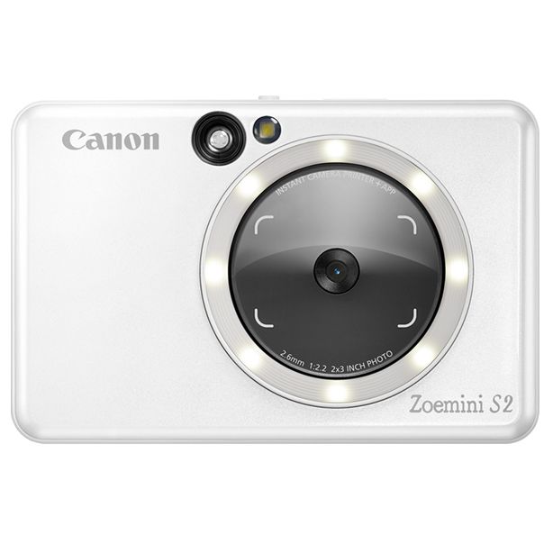 Фотокамера моментальной печати Canon Zoemini S2, White (ZV-223 PW)