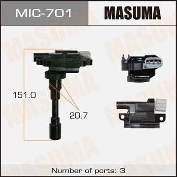 MASUMA Катушка системы зажигания MIC701