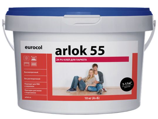 Паркетный клей Arlok 55 10 кг.