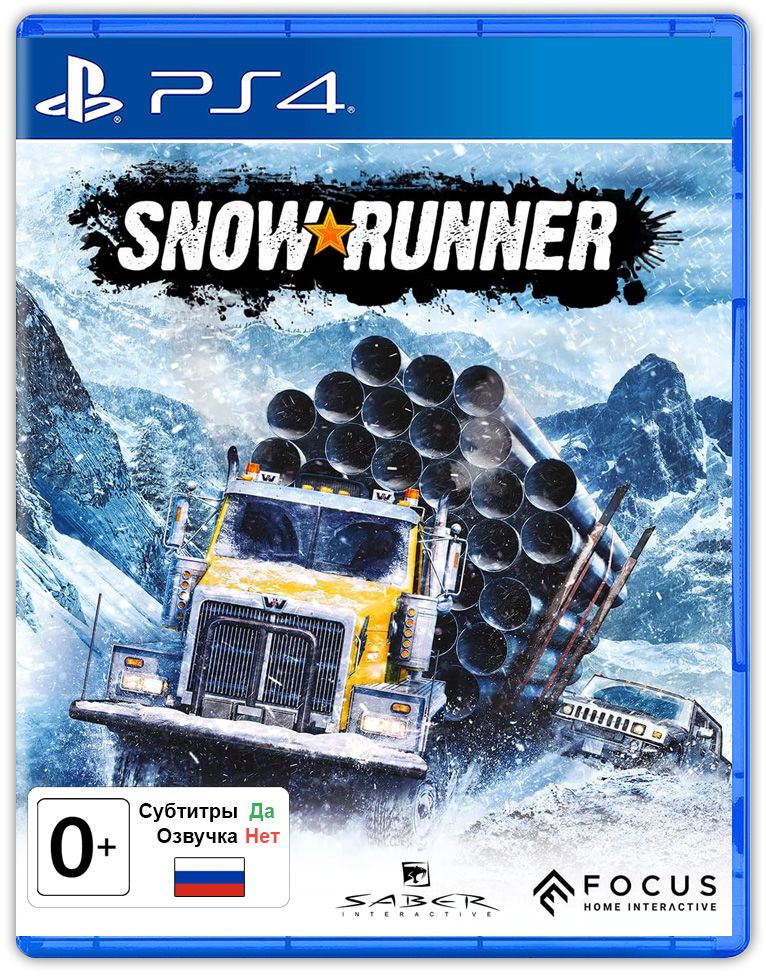 Игра SnowRunner (PlayStation 4, Русские субтитры)