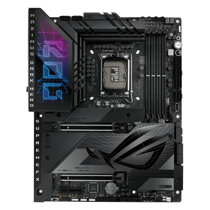 МатеринскаяплатаASUSROGMAXIMUSZ790DARKHERO(LGA1700,IntelZ790,192ГБ,PCIE5.0),90MB1F90-M0EAY0