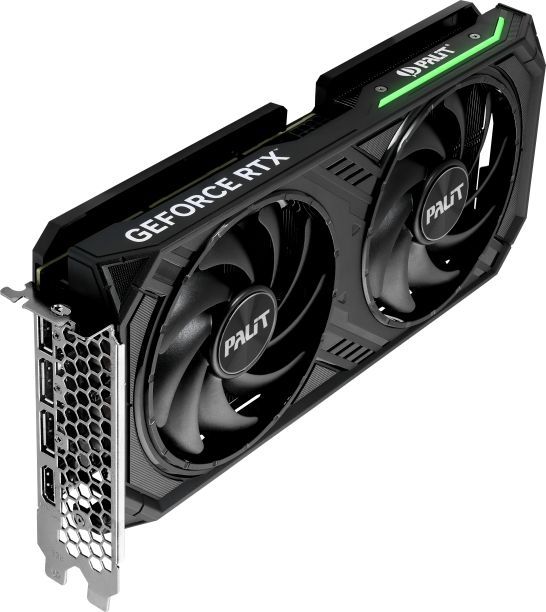 Palit Видеокарта GeForce RTX 4060 Ti RTX4060TI DUAL OC 8 ГБ (NE6406TT19P1-1060D)