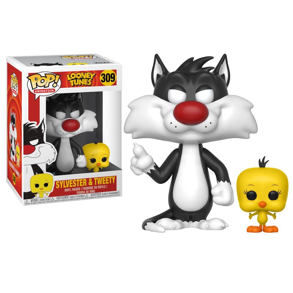 Фигурка Funko Pop! Looney Tunes: Sylvester and Tweety (Фанко Поп Сильвестр  и Твити из мультика Луни Тюнз) - купить с доставкой по выгодным ценам в  интернет-магазине OZON (1525819863)