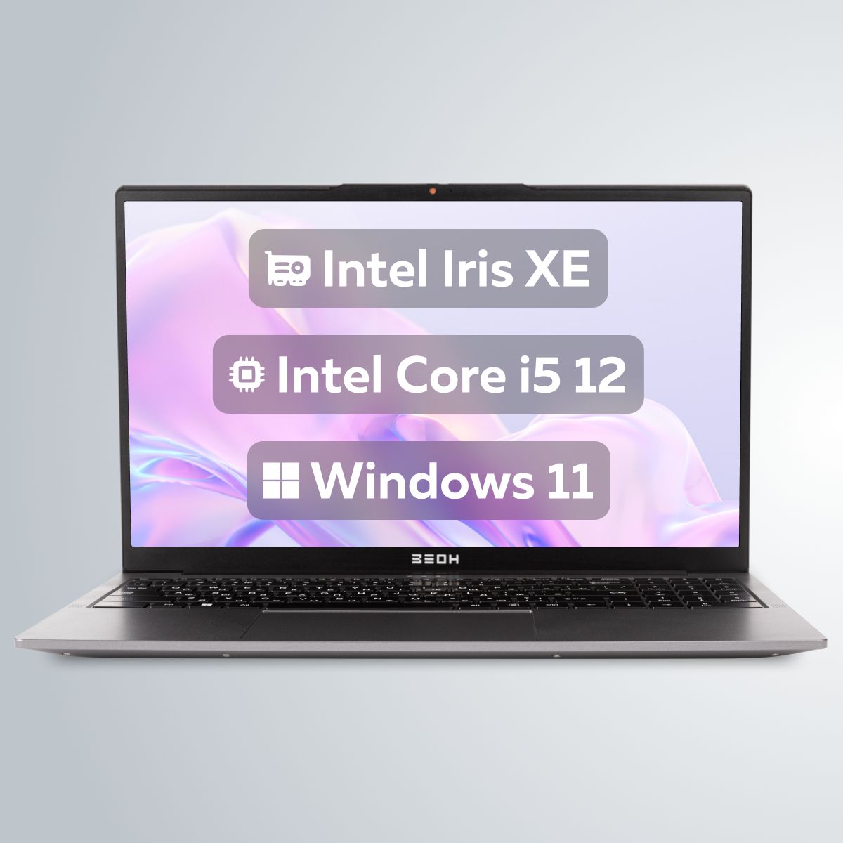 ЗЕОНC151I-I512-12GИгровойноутбук15.6",IntelCorei5-1235U,RAM16ГБ,SSD,IntelIrisXeGraphics,WindowsPro,серый,Русскаяраскладка