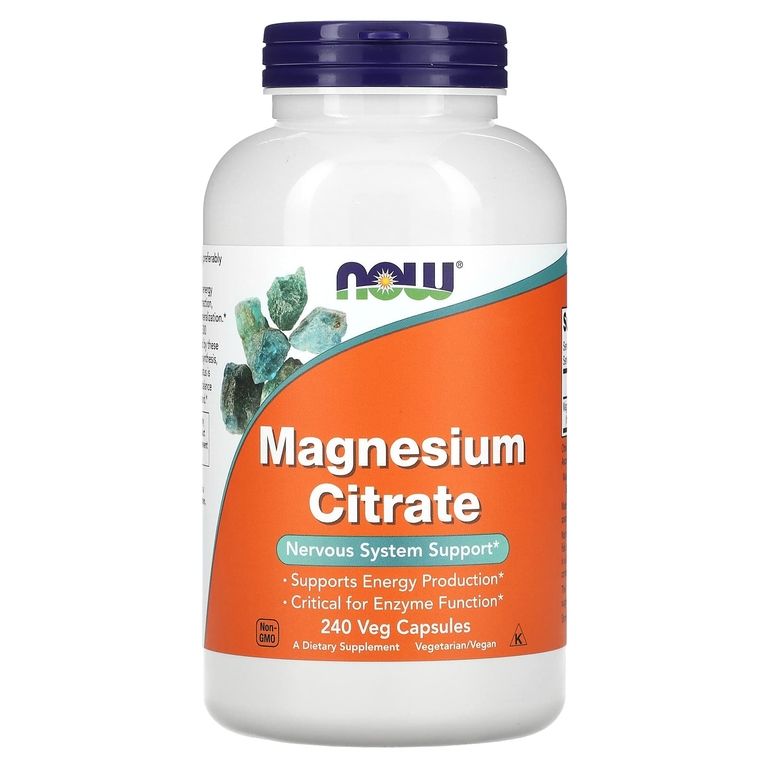 Магния цитрат 200. Magnesium Citrate 400 Kal. Now-foods-Magnesium-Citrate-120-Veg-Capsules.