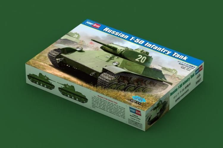 HOBBYBOSS 83827 1/35 Российский пехотный танк Т-50 Модельный комплект Танки