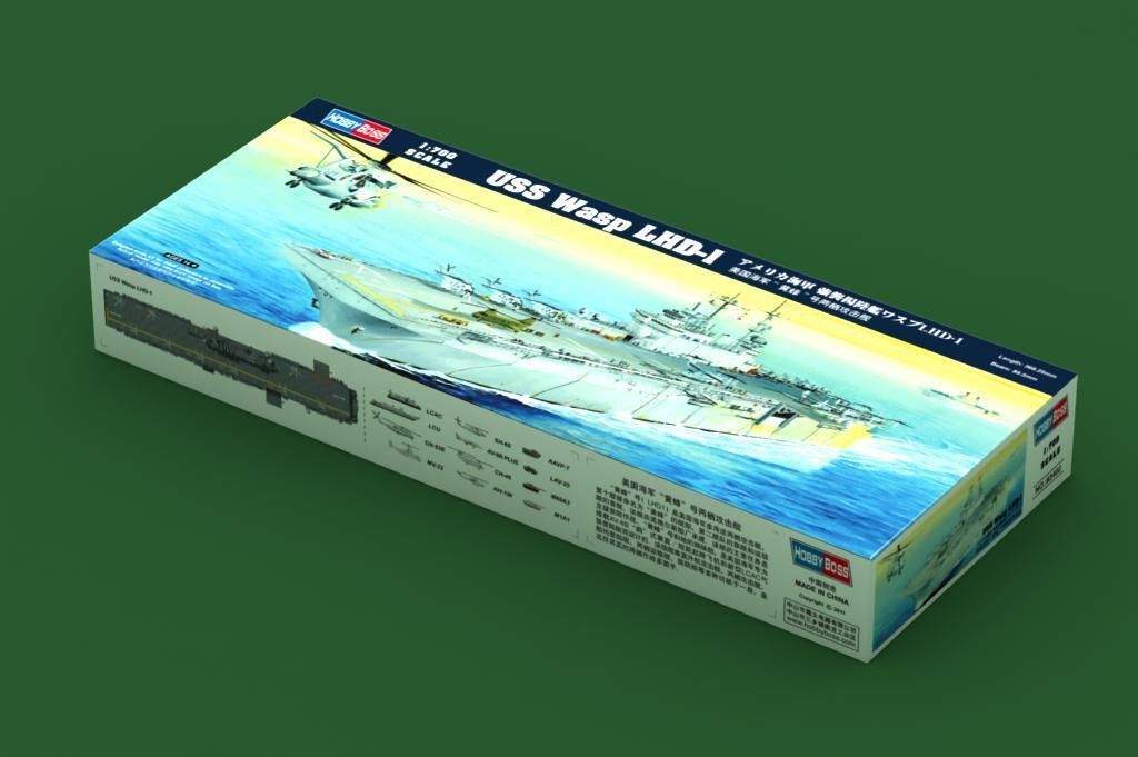 HOBBYBOSS Модельный комплект 1/700 83402 Scale USS Wasp LHD-1 Корабль