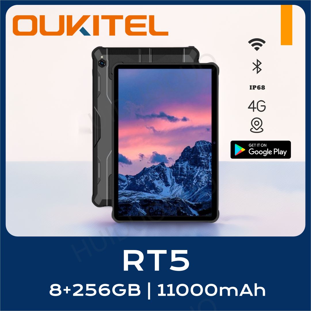 OukitelПланшетOukitelRT5,10.1"8ГБ/256ГБ,черный