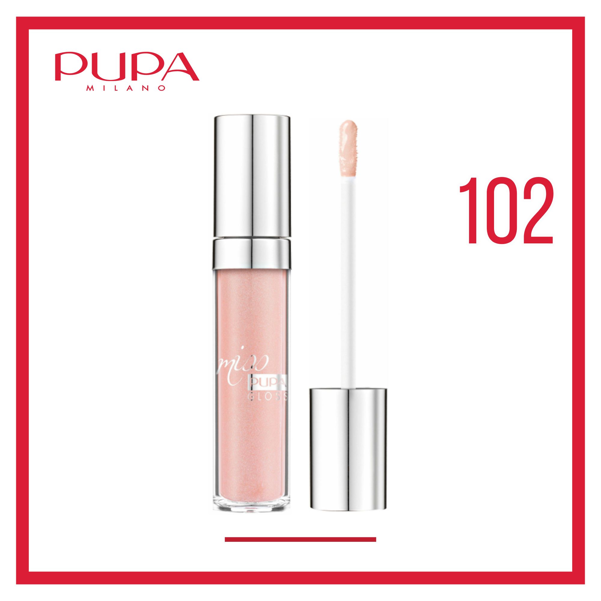 PUPA Блеск для губ Miss Pupa Gloss 102