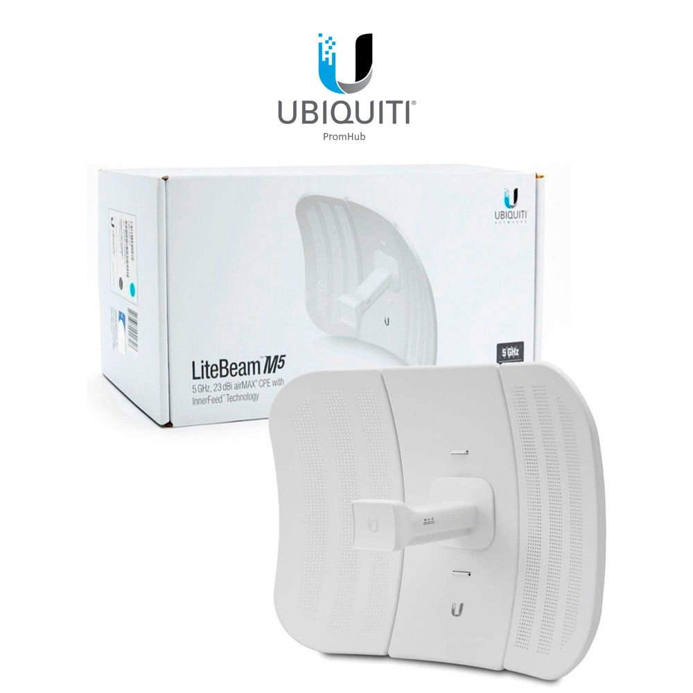 UBIQUITI Wi-Fi-мост LiteBeam M5-23 LBE-M5-23, белый