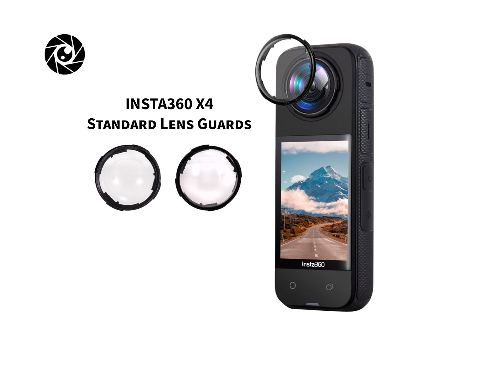 Защиталинздляэкшн-камерыInsta360X4StandardLensGuards