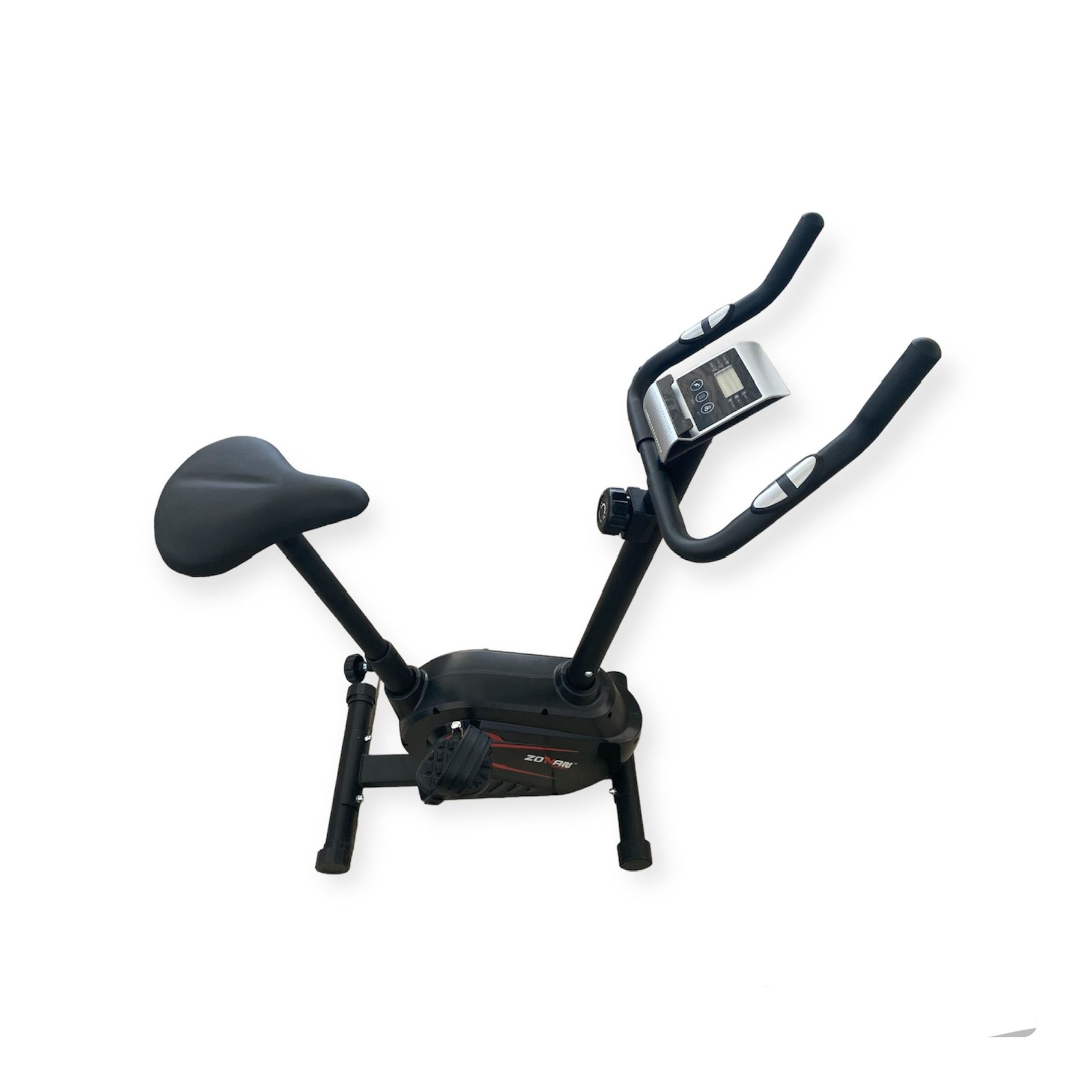 Велотренажер для дома ,Zuhansports Fitness , до 100 кг, тренажер кардио домашний, магнитный, черный/красный