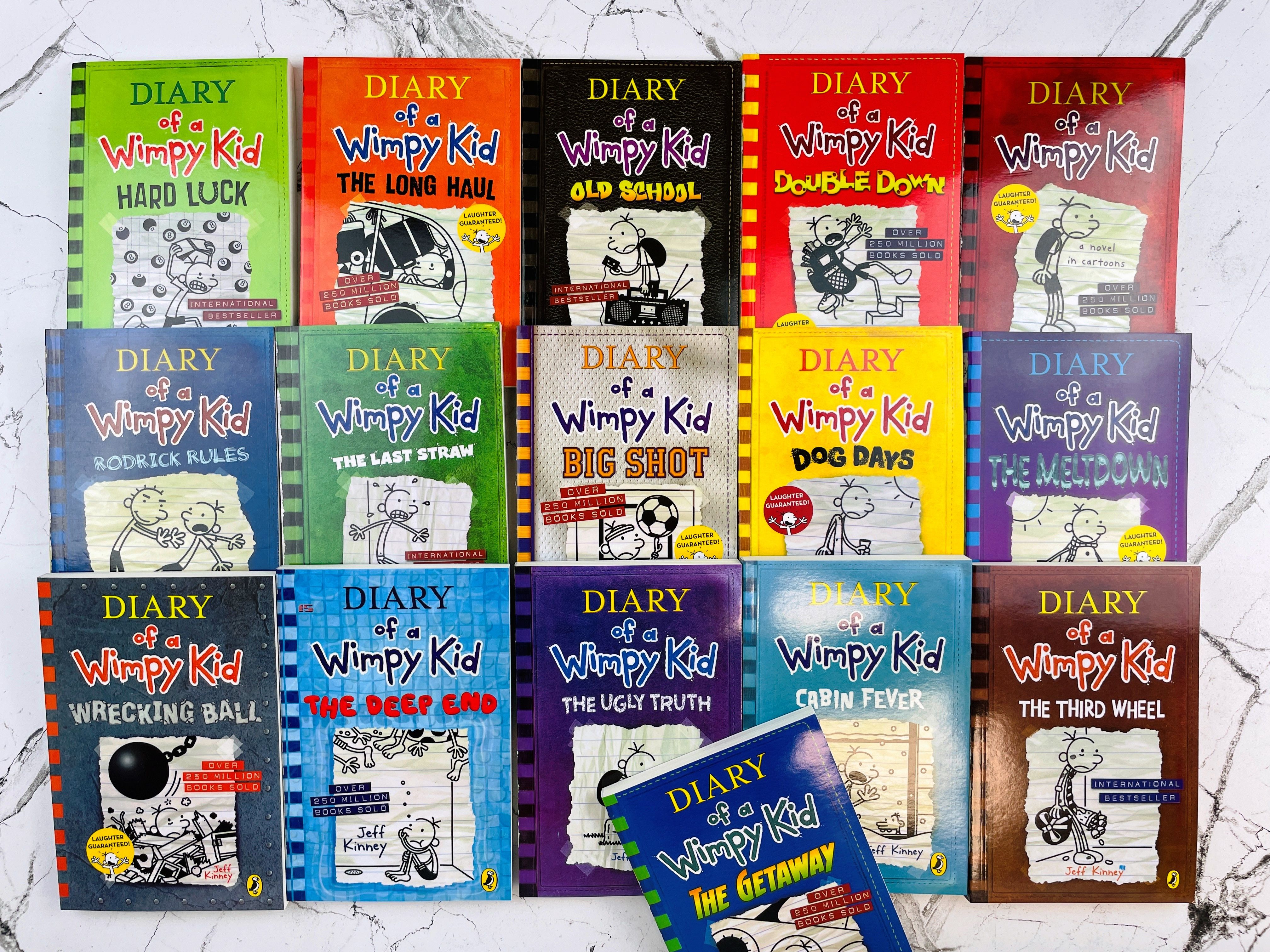 Diary of a Wimpy Kid Set 16 Books, TheBookCorner | Kinney Jeff