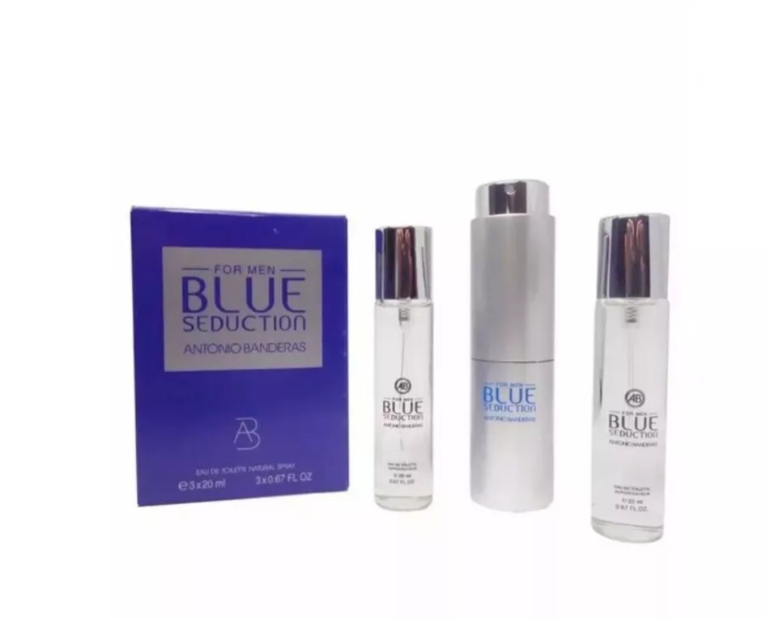 Seduction 3. Antonio banderas blue seduction men, edp., 3*20 ml. antonio banderos blue seduction for men 3х20ml. antonio banderas blue seduction edp for man 20 ml.. givenchy pour homme blue label 3x20ml.