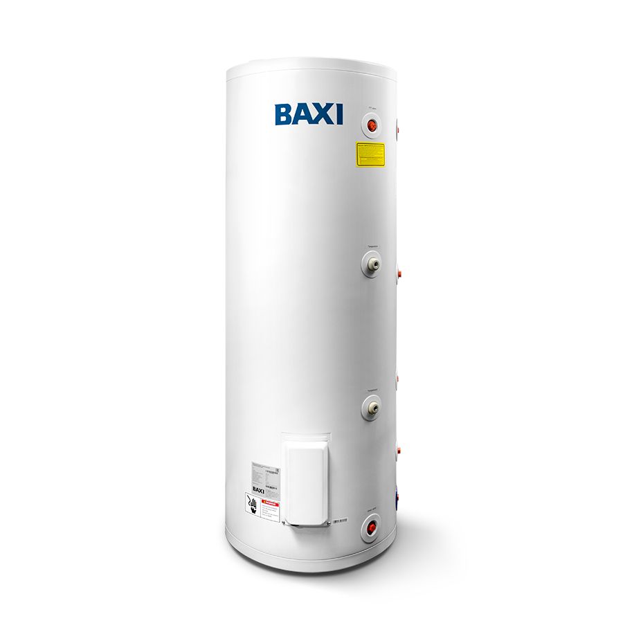 Бойлер косвенного нагрева Baxi UBC 400 напольный, одиночный змеевик, с боковым подключением, 400 литров