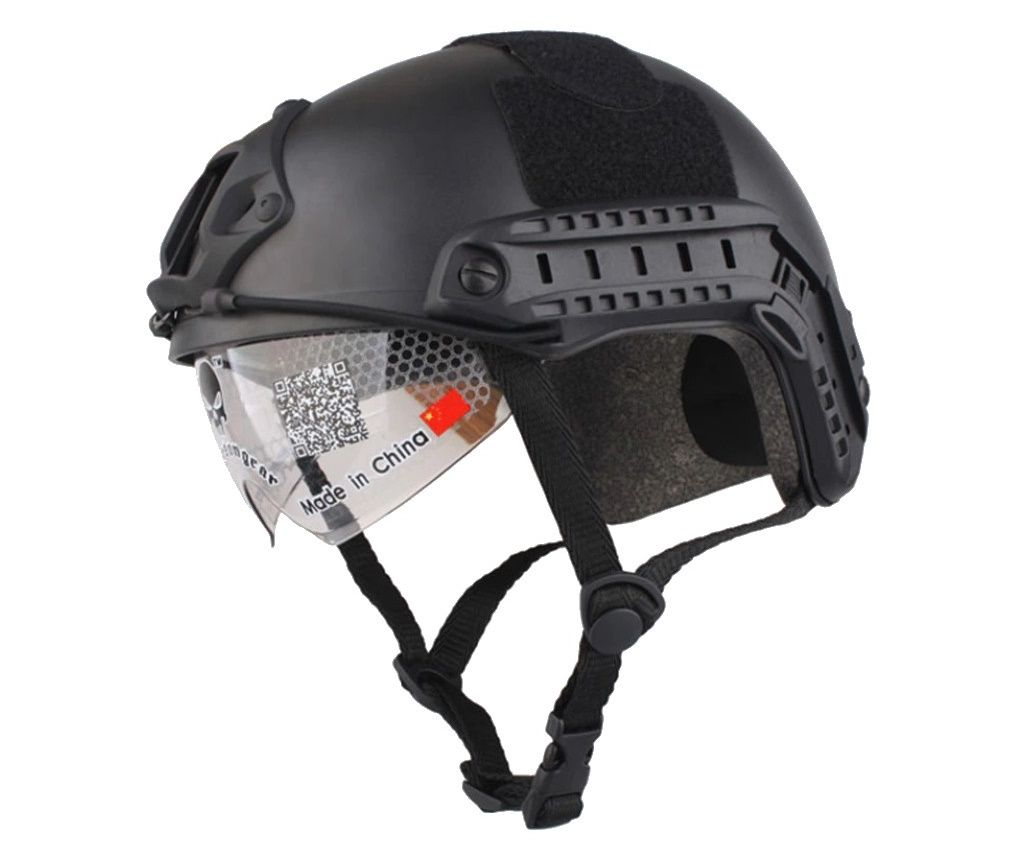 Шлем тактический EmersonGear Fast Helmet Protective Goggle MH Type (Black)