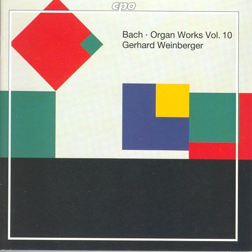 Диск BACH, J.S.: Organ Works, Vol. 10 (Weinberger) (1 CD)