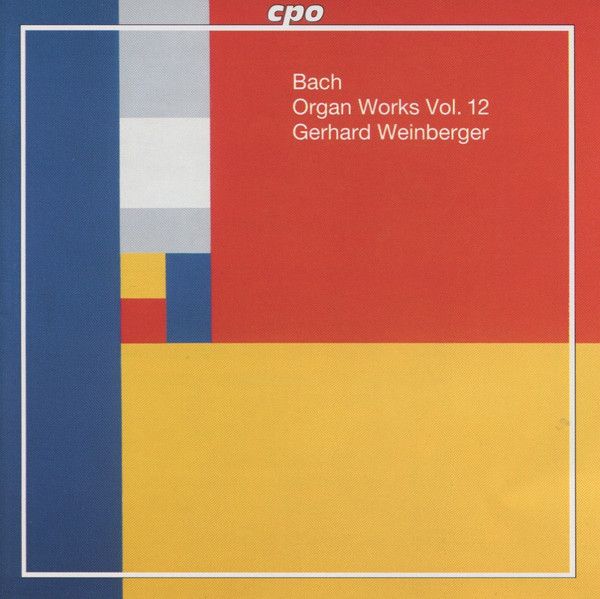 Диск BACH, J.S.: Organ Works, Vol. 12 (Weinberger) (1 CD)