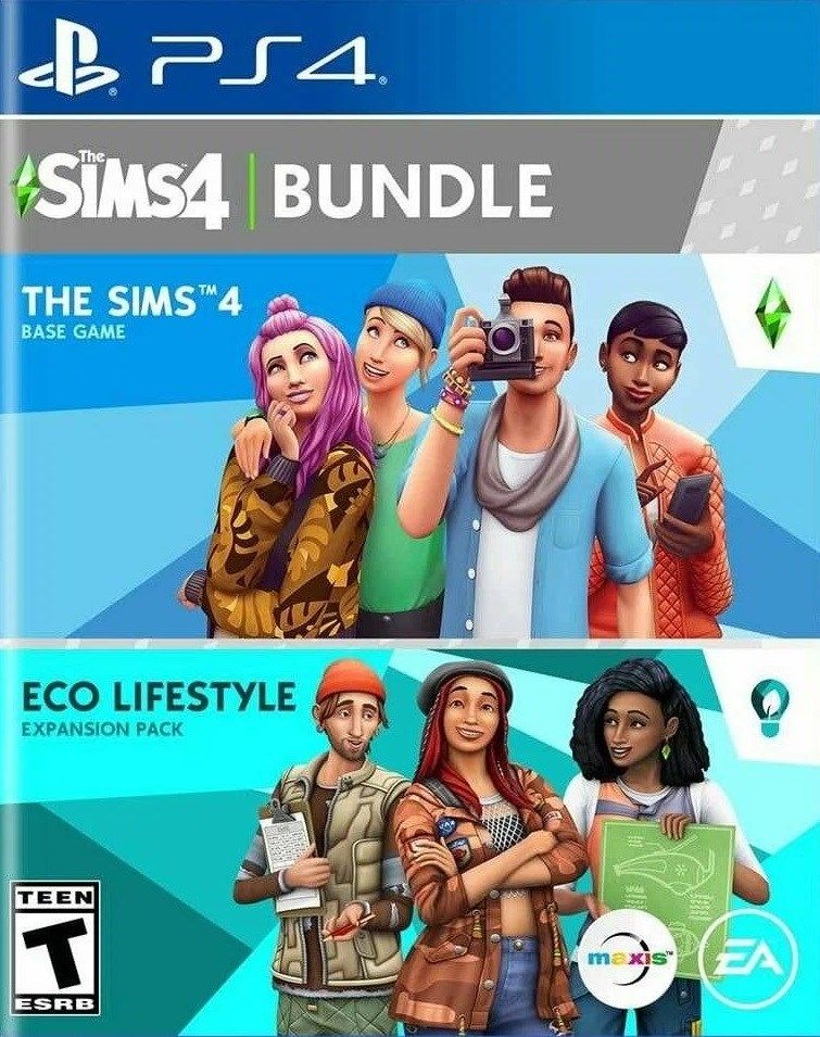 The Sims 4 Bundle + Eco Lifestyle (PS4) Новый