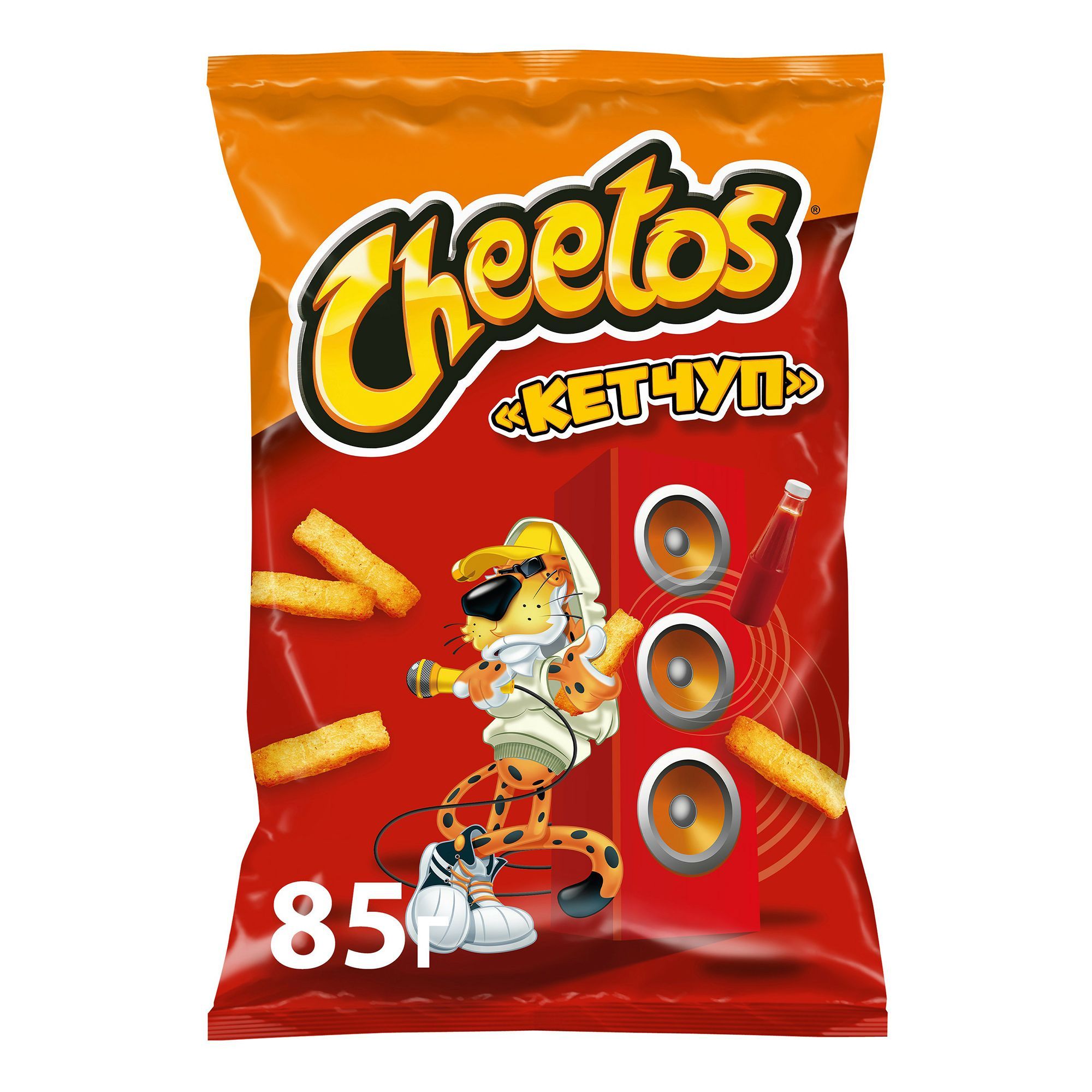 Кукурузные палочки Cheetos кетчуп 85 г, набор: 9 штук