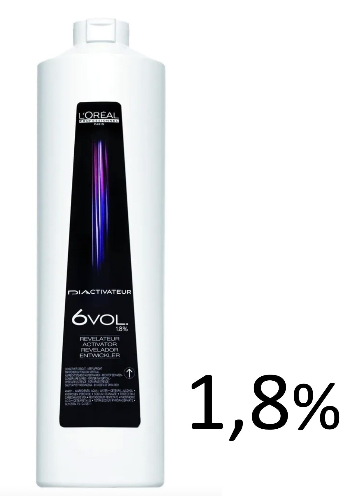 L'Oreal Professionnel Oxydant Creme Dia Окислитель (эмульсия, оксигент, оксид) для крем-краски 1,8% 1л