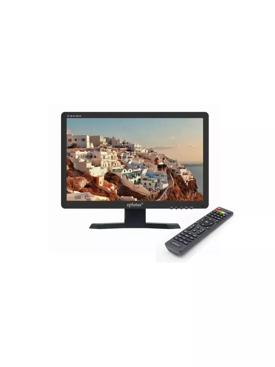 Eplutus Портативный телевизор 19" HD, черный