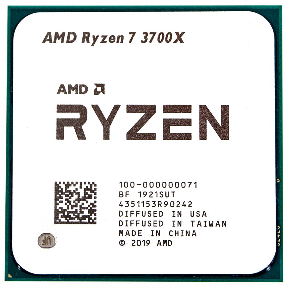 AMD Процессор Ryzen 7 3700X (Гарантия 12 месяцев) OEM (без кулера)