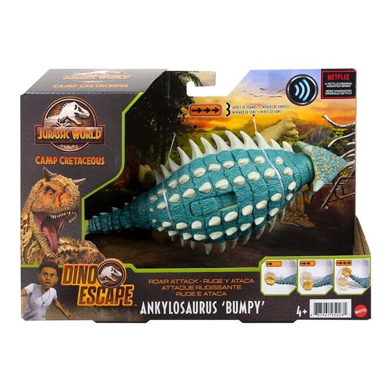 JurassicWorldCampCretaceous/ЛагерьМираЮрскогоПериодаМеловойДинозаврСРевомАтакуетДинозавраСФункциейУдараИЗвуками