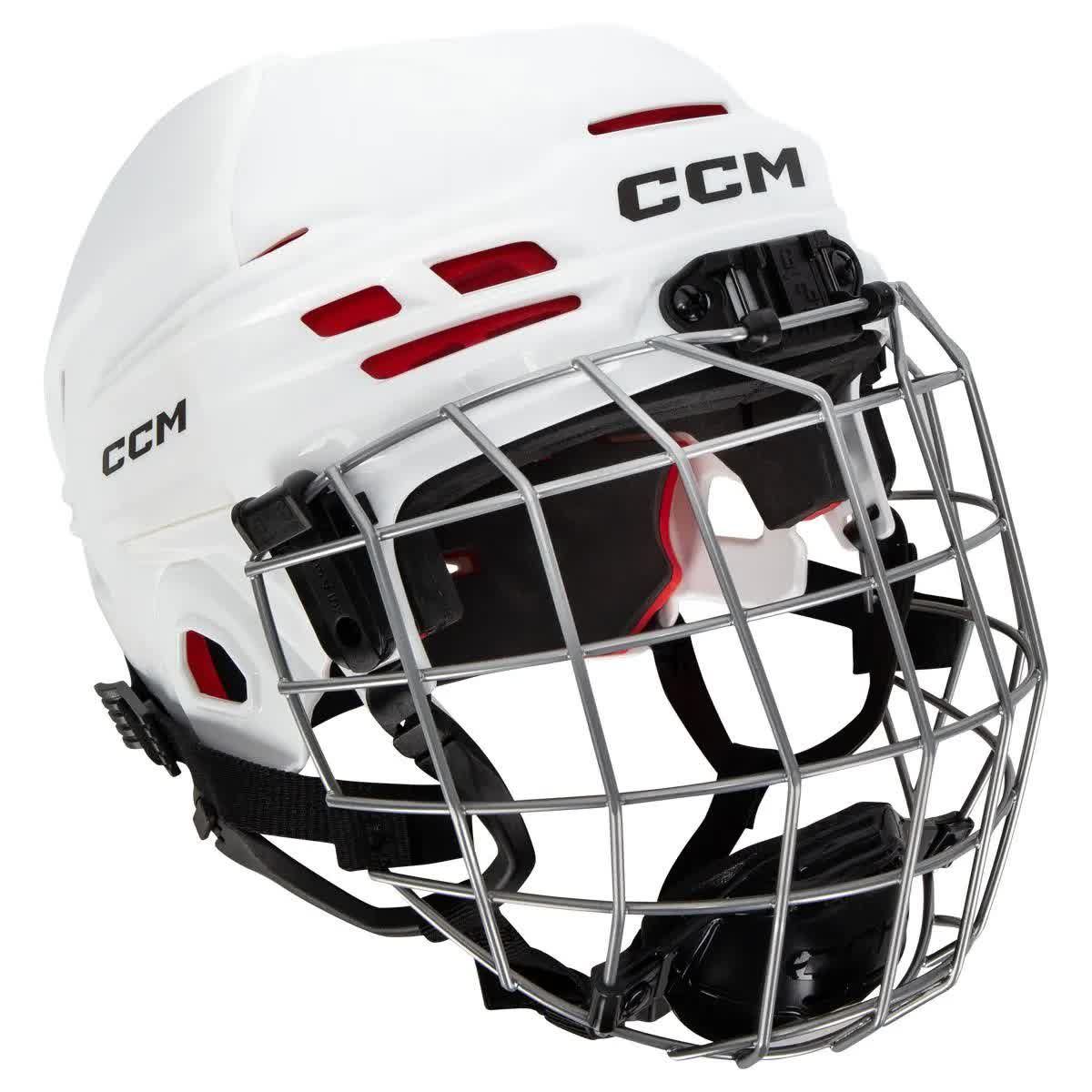 Шлем с маской детский CCM TACKS 70 YTH WHT