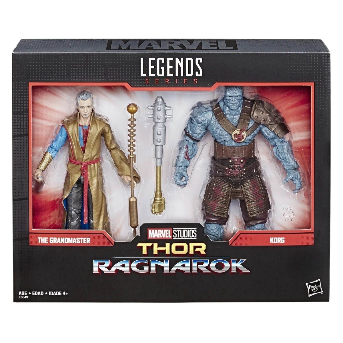 фигуркиHasbroMarvelLegendsSeriesAvengers80thAnniversaryActionFiguresTheGrandmaster&Korg-16cm;Марвелфигурки