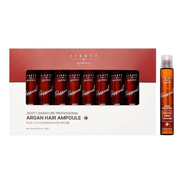 Филлер для волос с аргановым маслом Jigott Signature Professional Argan Hair Ampoule 10*13мл