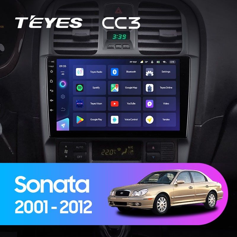 ШтатнаямагнитолаTeyesCC34/32HyundaiSonataEFрестайлинг(2001-2012)