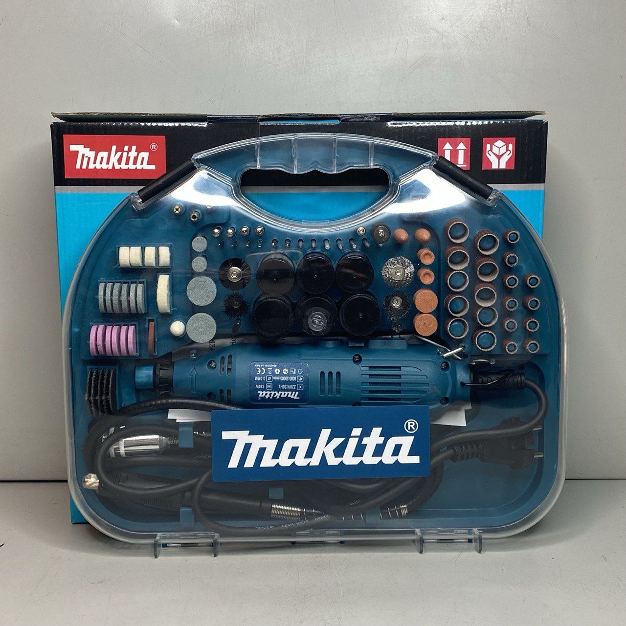 Makita Гравер электрический с набором насадок 350W, 33000 об/мин