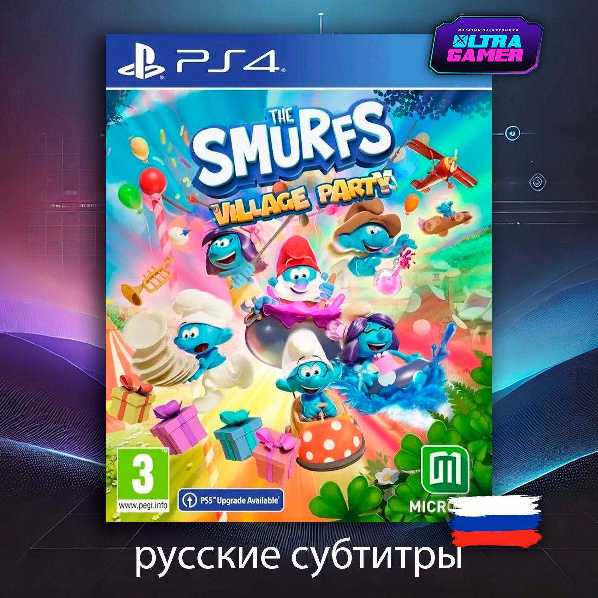 Игра The Smurfs Village party (русские субтитры) (PS4)