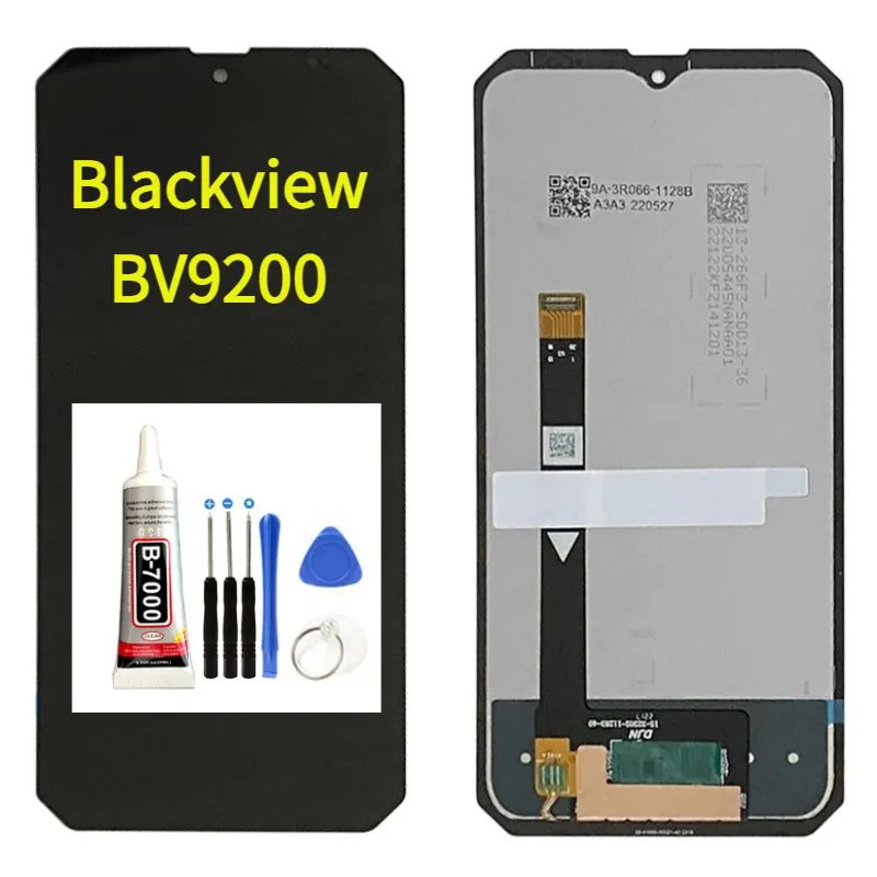 BlackviewBV9200ЖК-дисплейссенсорнымэкраномвсборедлясотовоготелефона,включаянаборинструментов+клейB7000