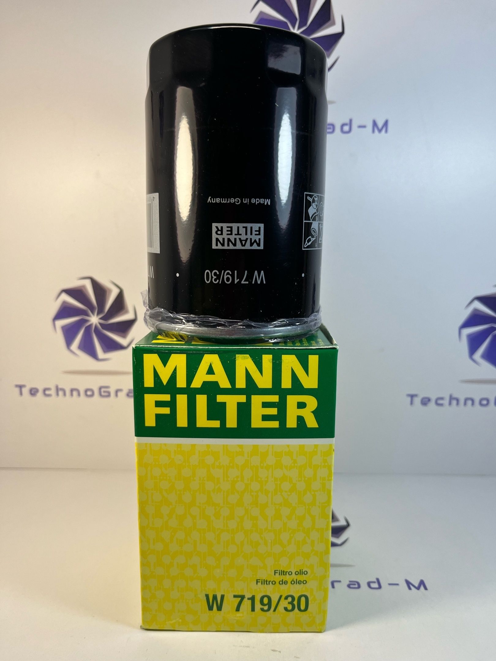 Фильтр масляный MANN-FILTER W719/30, производства Германии, для Audi Skoda Volkswagen