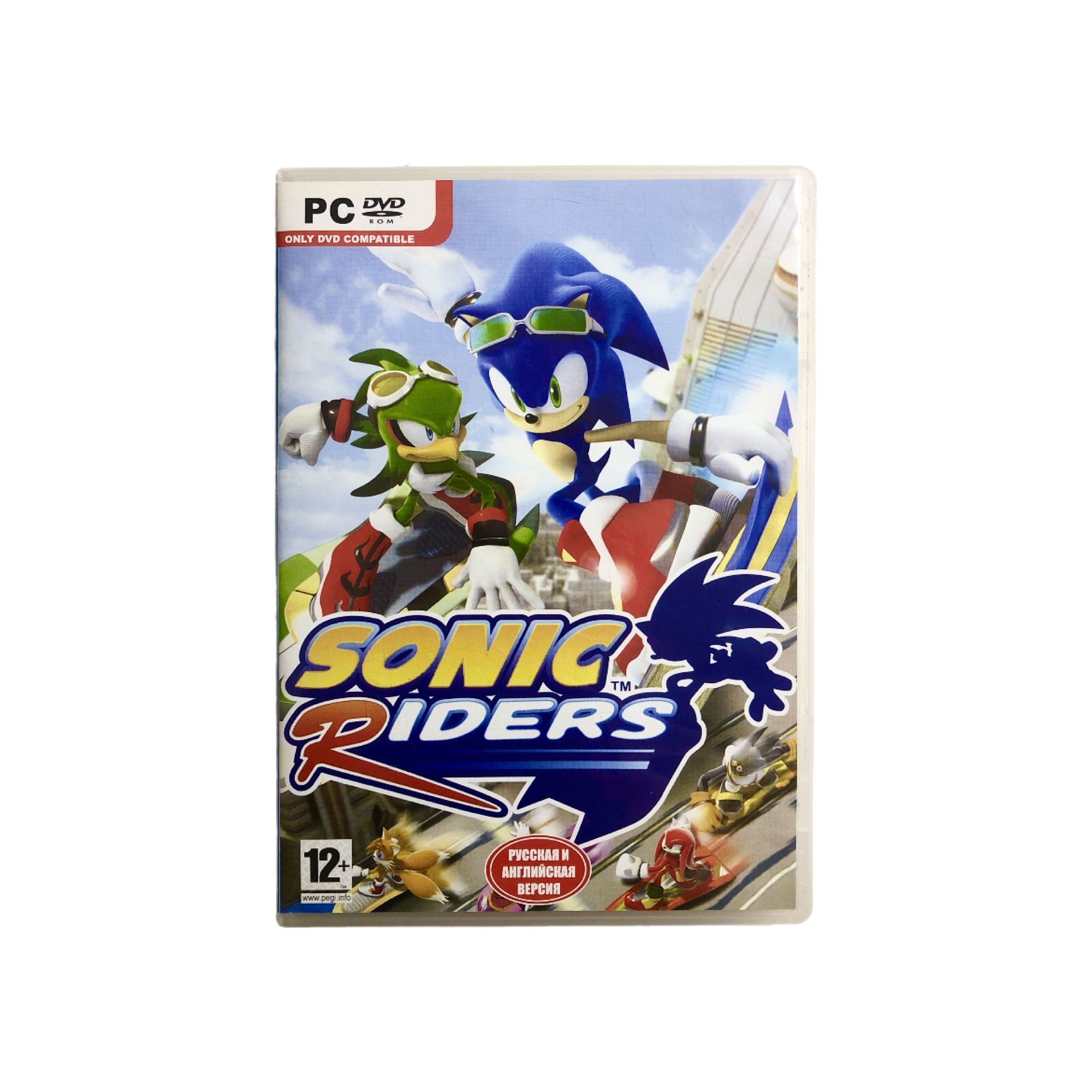 Игра Игра PC DVD-Rom Sonic Riders / Соник Райдерс - (Аркада, Гонки, Sega, Sonic Team, 2006) (Windows, PC, Русская версия)