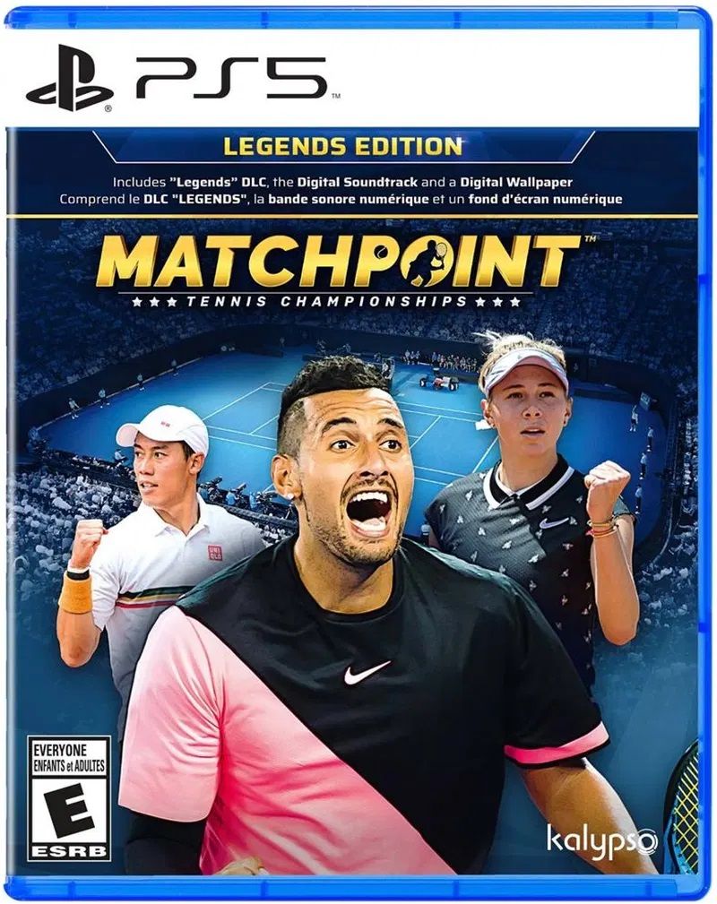 Игра Matchpoint: Tennis Championships. Legends Edition (русские субтитры) (PlayStation 5, Русские субтитры)