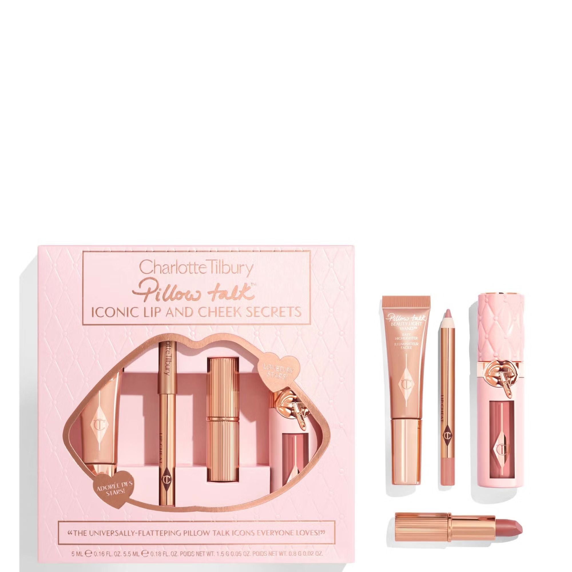 Charlotte Tilbury Набор декоративной косметики Pillow Talk Iconic Lip And Cheek Secrets