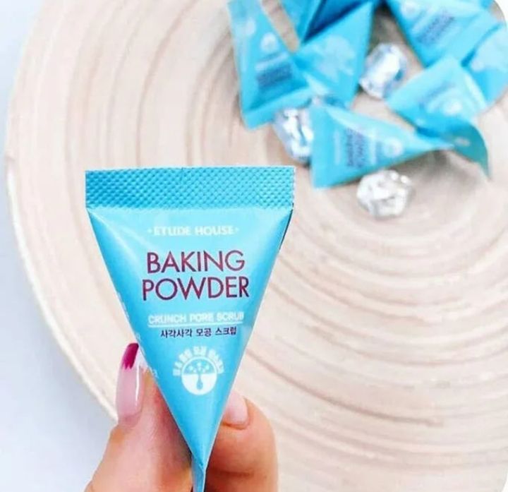 Содовый скраб для лица в пирамидках Baking Powder Crunch Pore Scrub, 3шт*7 гр. Корея