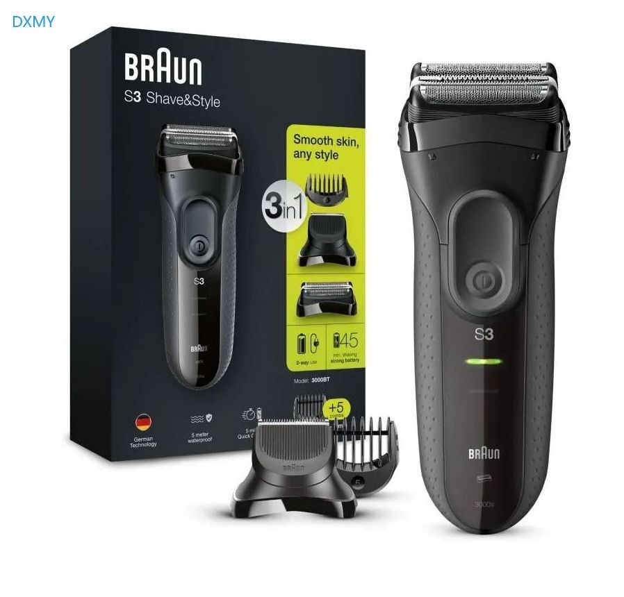 Braun Электробритва Braun-Series 3 3000BT, черный