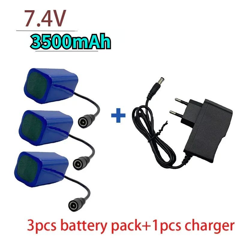 7.4V3000mah18650АккумуляторнаябатареяLipoдляT188T8882011-5Дистанционныйискательрыбы