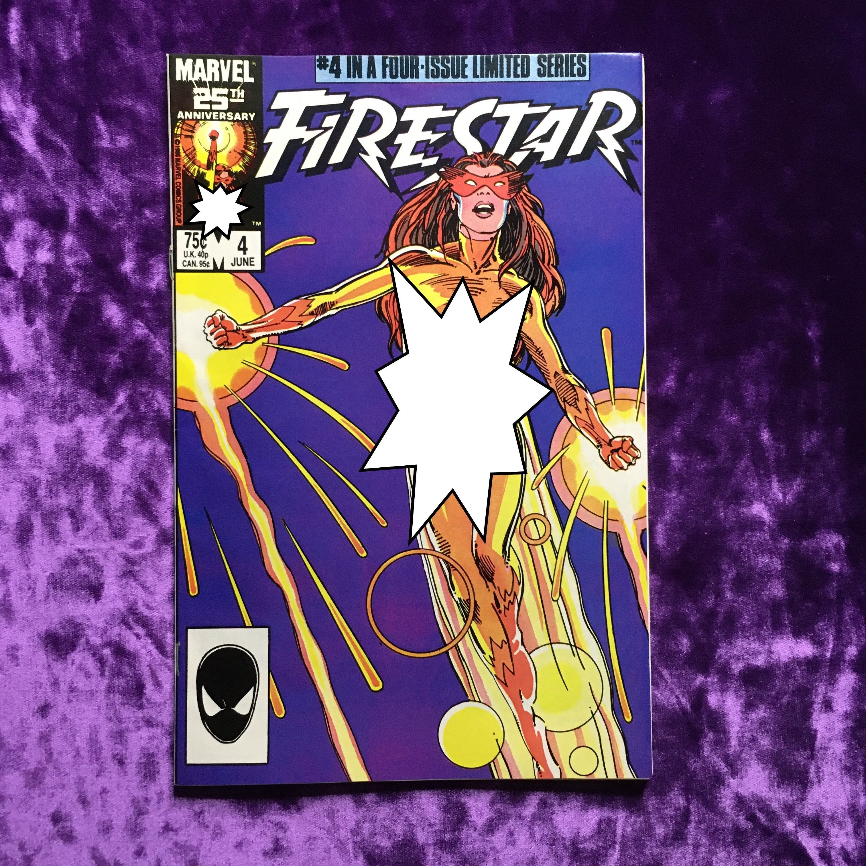 Firestar. Now Strikes the Assassin! Vol. 1 No 4 JUNE 1986. Оригинальный комикс на английском языке