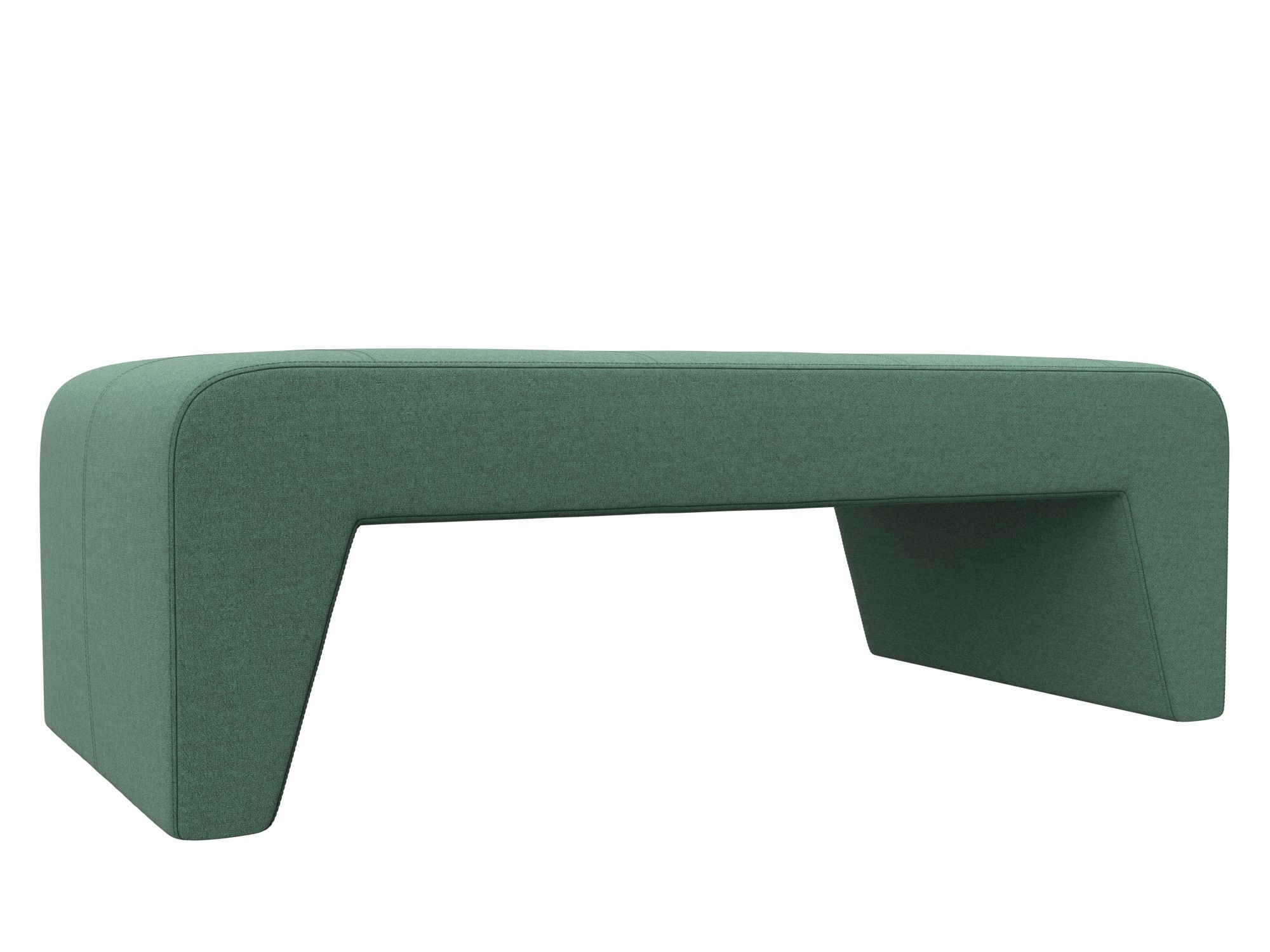 Банкетка Лига-034 120, рогожка, механизм нераскладной, Амур зеленый, 120x63x43см. Хит Диванов