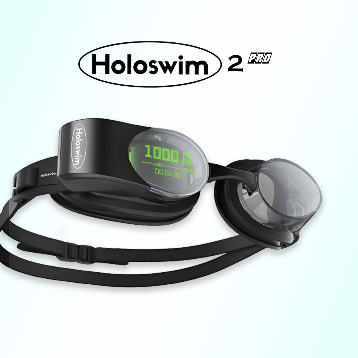 Смарт-очки для плавания Holoswim 2 Pro, черные