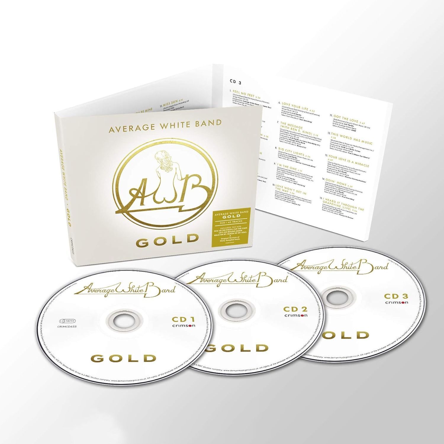 Музыкальный диск Average White Band - Gold (3CD) 2019 Demon Digisleeve