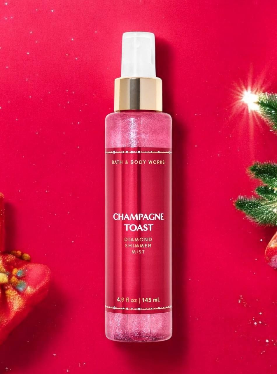 Парфюмированный спрей с шиммером 145мл Bath & Body Works Champagne Toast Mist