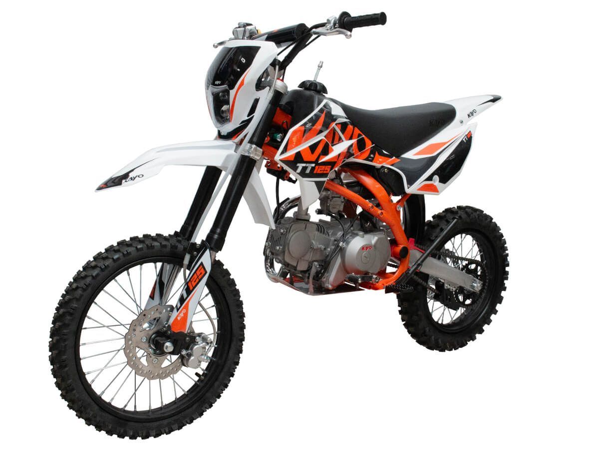 Питбайк KAYO BASIC K125EM 17/14 KRZ (механ. сцепл., эл. стартер 2024 г.)